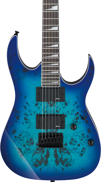 IBANEZ GRGR221PA-AQB - Электрогитара Superstrat, цвет Aqua Burst/синий гардиент