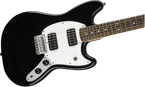 FENDER SQUIER BULLET MUSTANG HH BLK электрогитара, цвет черный