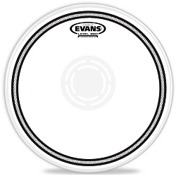 EVANS B14ECSRD - Пластик Edge Control Snare 14` для малого барабана двойной с прозрачным напылением 