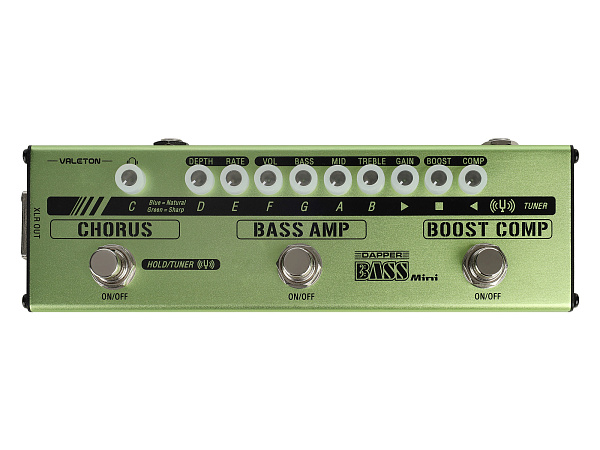 Dapper Bass Mini Valeton MES-2 - Напольная компактная басгитарная педаль