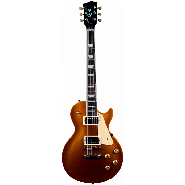 JET JL-500 GD - Электрогитара Les Paul, цвет Goldtop (золотой)