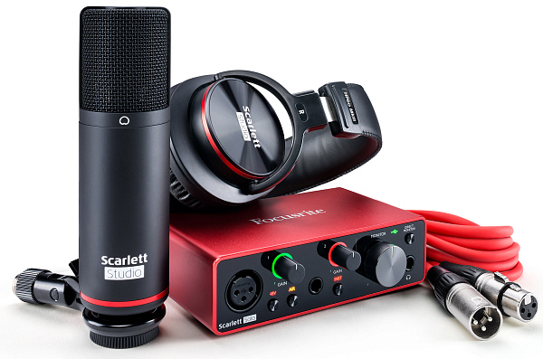 FOCUSRITE SCARLETT Solo Studio 3rd Gen Аудиоинтерфейс cтудийный комплект