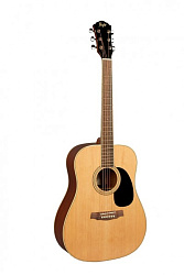 FLIGHT W 12701-2 NA Акустическая гитара с широким грифом, цвет - натуральный.