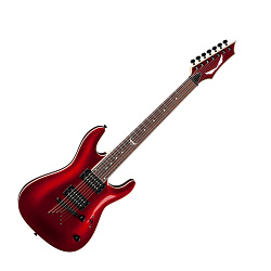 Dean C750X MRD 7-струнная электрогитара, тип «Ibanez», цвет красный.