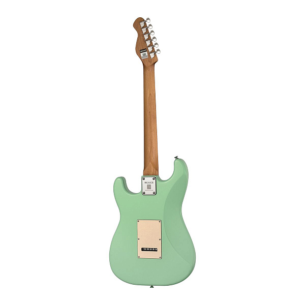 Mooer MSC10 Pro Surf Green - Электрогитара Stratocaster с чехлом, цвет зелёный