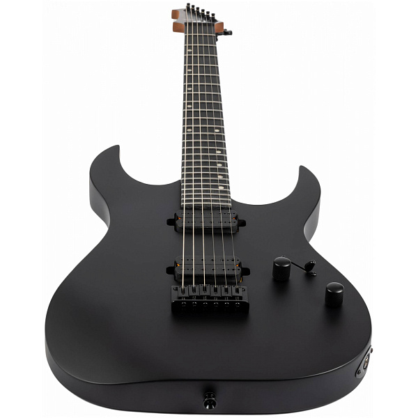 SPIRA S-400 MBK - Электрогитара Superstrat, цвет чёрный матовый