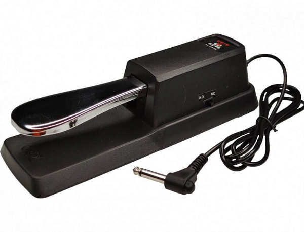 UNIQKEYS SP-GPT-PROFI - Педаль сустейн рояльного типа, черный/серебро