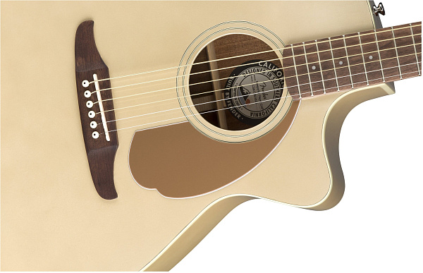FENDER NEWPORTER PLAYER CHP Электроакустическая гитара, цвет шампань