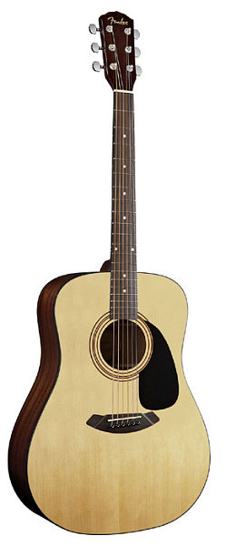 FENDER CD-60S NAT акустическая гитара