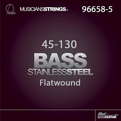 Picato 96658-5 (45-130) 5 струн Stainless Steel Flatwound Bass	