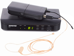 SHURE BLX14E/MX53 K3E 606-630 MHz Радиосистема головная с микрофоном MX153, цвет телесный.
