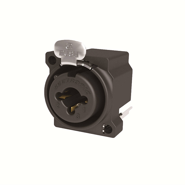 Seetronic SJSDF6V панельный разъем Combo(Jack6.35mm/XLR), верт. установка на ПП