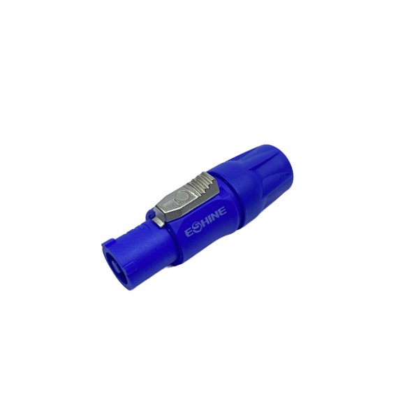 ESHINE ES-808A - Кабельный разъем PowerCON, power IN (вход питания), синий