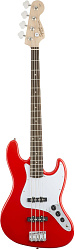 FENDER SQUIER AFFINITY Jazz Bass RCR бас-гитара, цвет красный