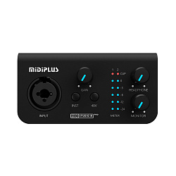 Midiplus Studio M pro OTG - Аудиоинтерфейс USB, 1 вход/2 выхода c OTG