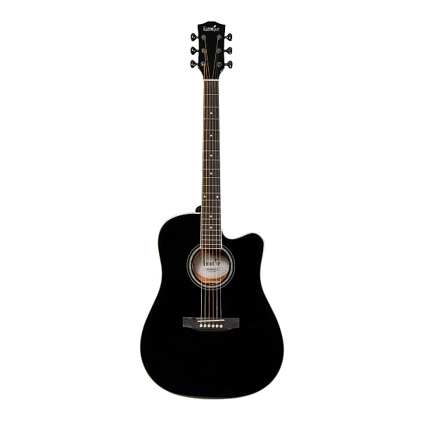 Emotive Rightwood D3 BK - Акустическая гитара дредноут, цвет черный