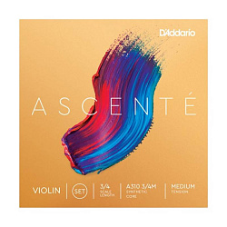 D'ADDARIO A310-3/4M Ascente струны скрипичные 3/4 medium