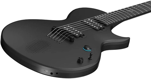 Enya NOVA GO SONIC/BK - Электрогитара Les Paul со встроенными эффектами с чехлом, цвет чёрный