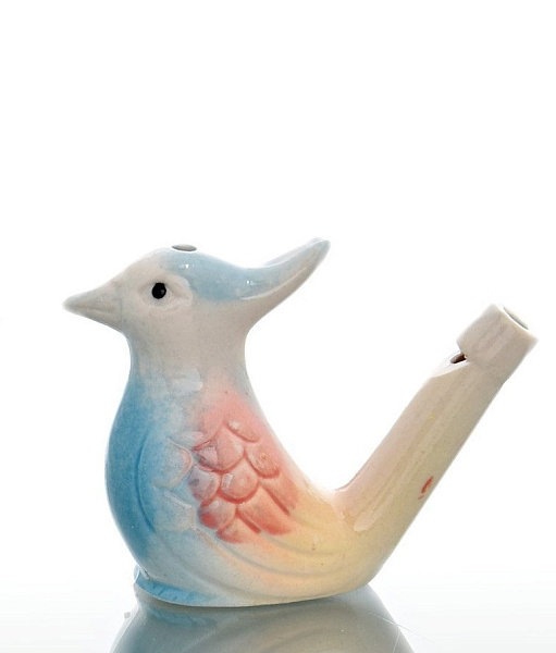 Свистулька трелевая. Имитация пения птиц. Керамическая