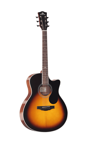 Kepma A1C-3TS - Акустическая гитара гранд аудиториум, цвет санберст