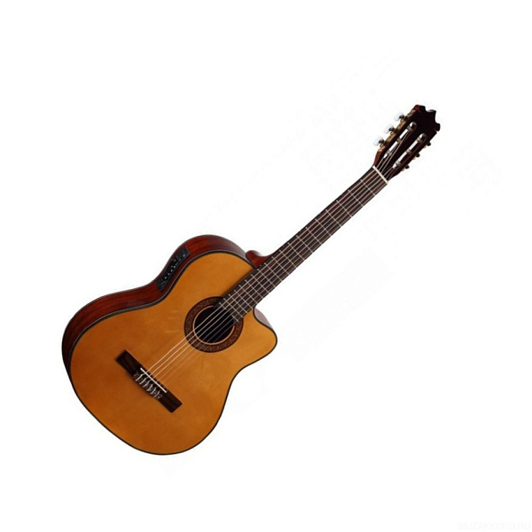 Oscar Schmidt OC11CE Электроакустическая классическая гитара 4/4, цвет натуральный.