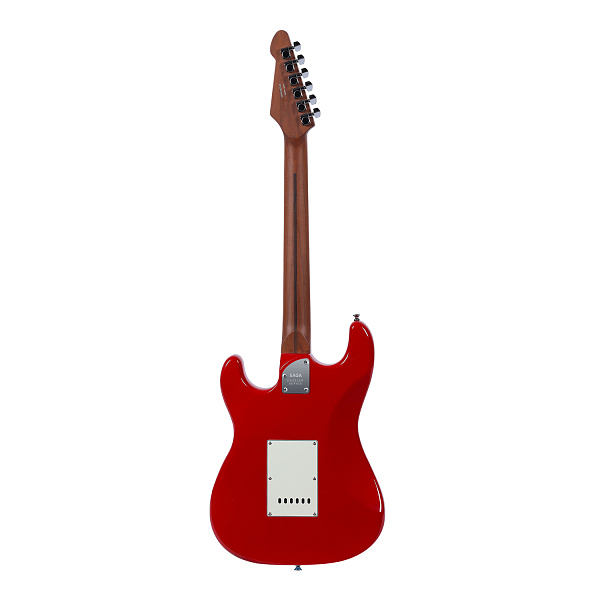 SAGA SMF1314RE - Электрогитара	Stratocaster с чехлом, цвет красный