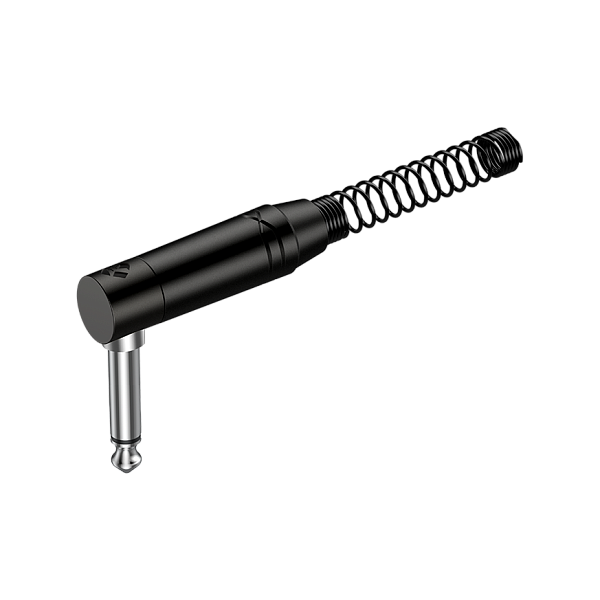 ROXTONE RJ2RPP-BN Разъем, 6,3mm mono Male Jack(угловой) с пружиной
