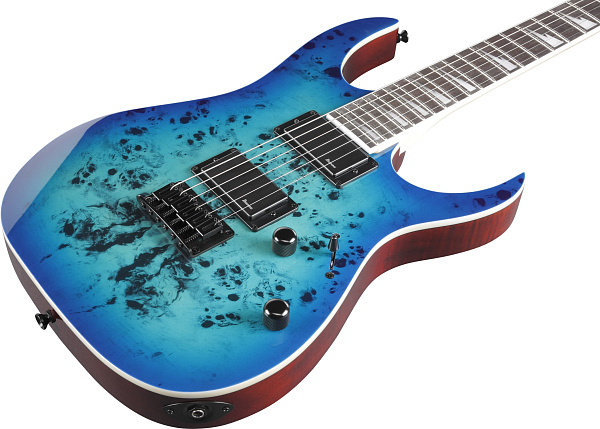 IBANEZ GRGR221PA-AQB - Электрогитара Superstrat, цвет Aqua Burst/синий гардиент