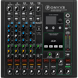MACKIE ONYX8 - 8-канальный микшер с поканальной записью, процессором эффектов и USB