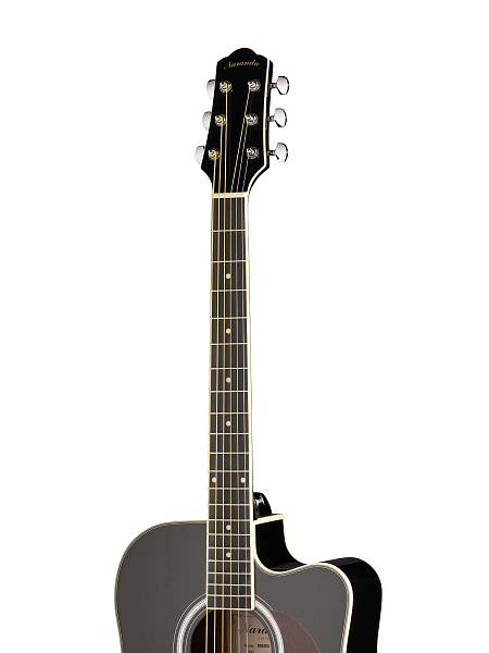 DG220CBK - Акустическая гитара, с вырезом, Naranda