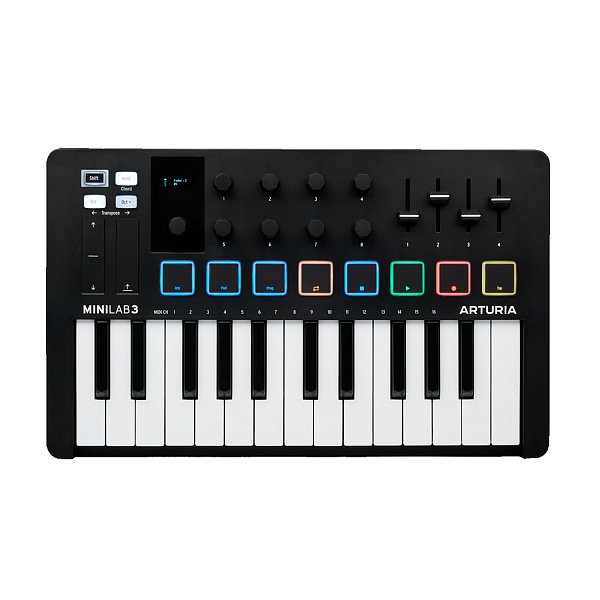 Arturia MiniLab 3 Black Edition - MIDI клавиатура