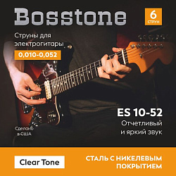 Bosstone Clear Tone ES 10-52 - Струны для электрогитары