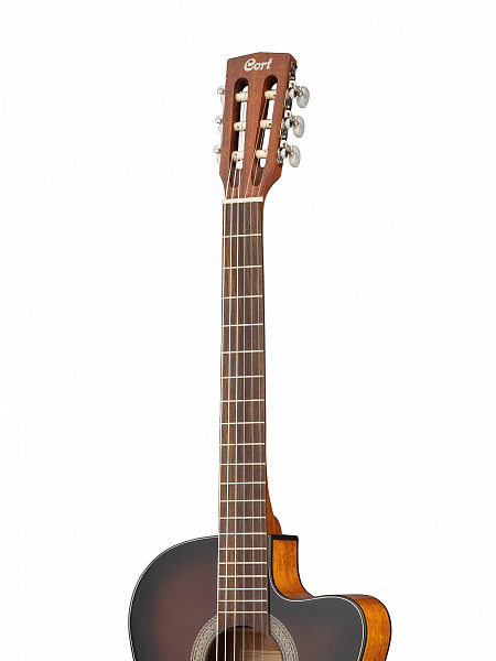 Cort JADE-E-Nylon-DBB Jade Series - Классическая гитара со звукоснимателем