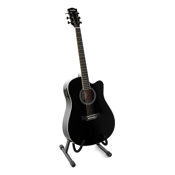 Emotive Rightwood D2 eBK - Электроакустическая гитара дредноут, цвет черный