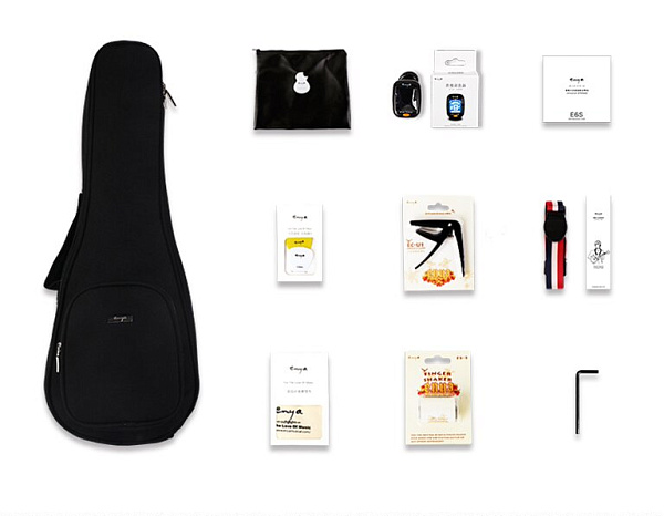 Enya EUS-X1 - Укулеле сопрано с чехлом, цвет натуральный