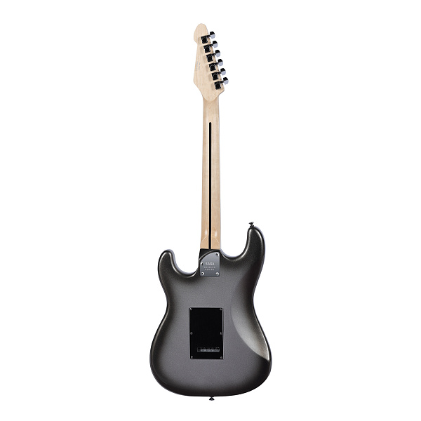 SAGA Mercury Gray - Электрогитара Stratocaster с чехлом, цвет ртутный серый