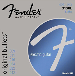 Fender 3150L Струны для электрогитары (9-42).