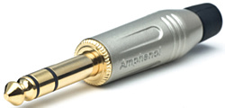 Amphenol ACPS-GN-AU BULK Jack 6.3 мм стерео штекер