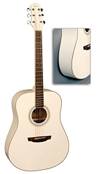 FLIGHT AD-200 WH Акустическая гитара шестиструнная, цвет белый