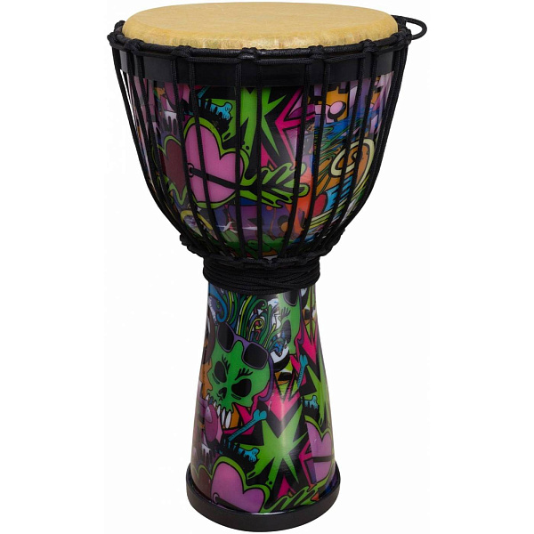 TERRIS DPR-08 Black - Джембе с веревочной настройкой