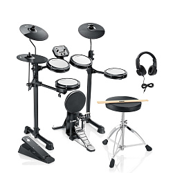 DONNER DED-80P 5 Drums 3 Cymbals - Электронная ударная установка (5 пэдов барабанов, 3 пэда тарелок,