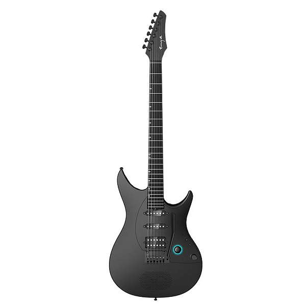 Enya NOVA GO SONIC NEW Black Inspire - Электрогитара Superstrat со встр. эффектами с чехлом, чёрная