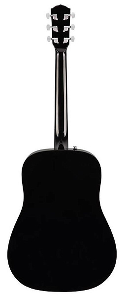 FENDER CD-60S BLACK WN - акустическая гитара, цвет черный