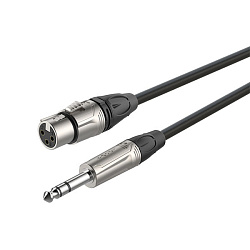 ROXTONE DMXJ220/3  Кабель микрофонный,MC002 XLR 6.3mm JACK 3м