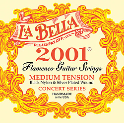 La Bella 2001FM-Flamenco-Medium - Комплект струн для фламенко гитары