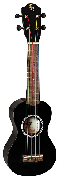 Baton Rouge UR1-S-BK - Укулеле сопрано, цвет чёрный