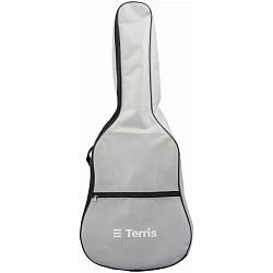 TERRIS TGB-C-01GRY - чехол для классической гитары, без утепления, 2 наплечных ремня, цвет серый